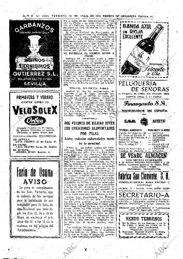 ABC SEVILLA 26-04-1963 página 40