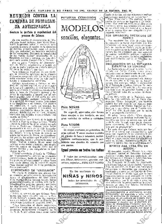 ABC MADRID 27-04-1963 página 56