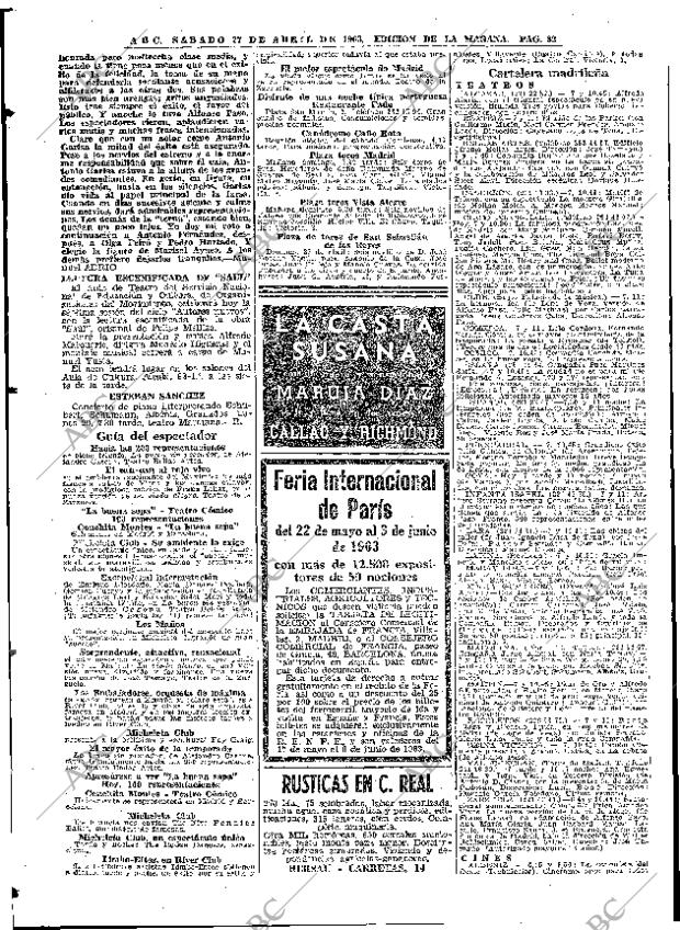 ABC MADRID 27-04-1963 página 82