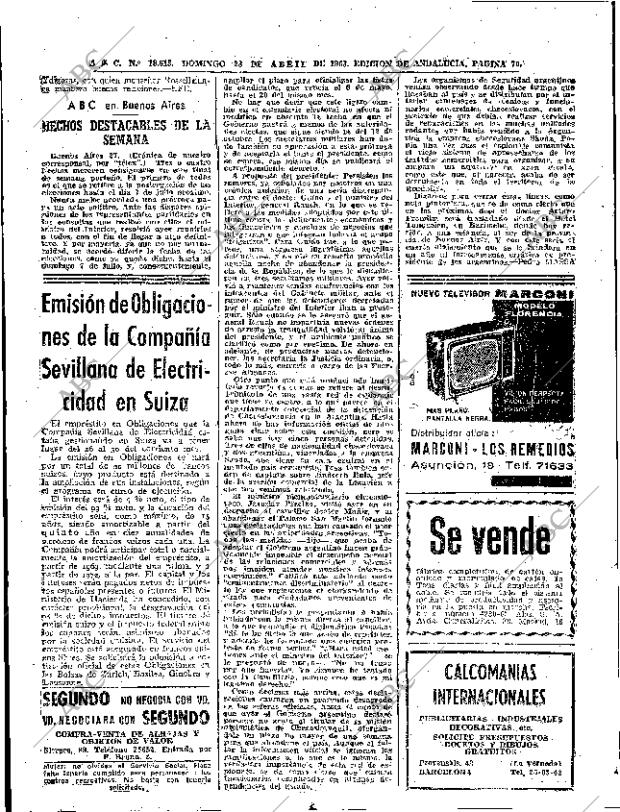 ABC SEVILLA 28-04-1963 página 70