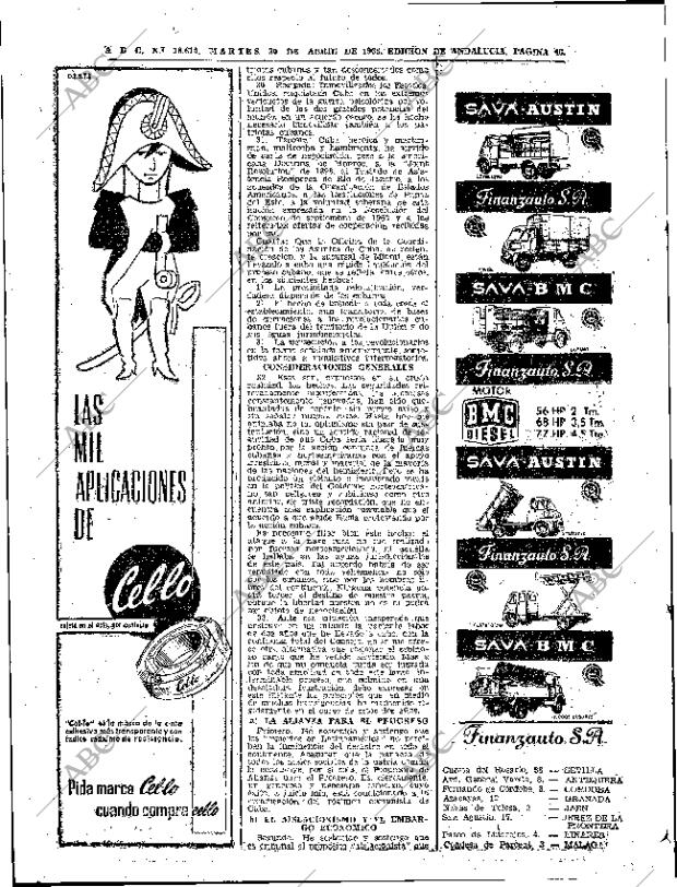 ABC SEVILLA 30-04-1963 página 46