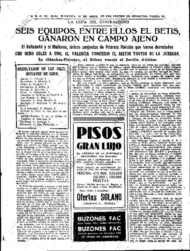 ABC SEVILLA 30-04-1963 página 61