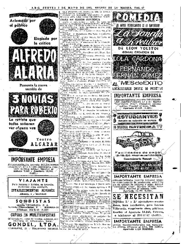 ABC MADRID 02-05-1963 página 67