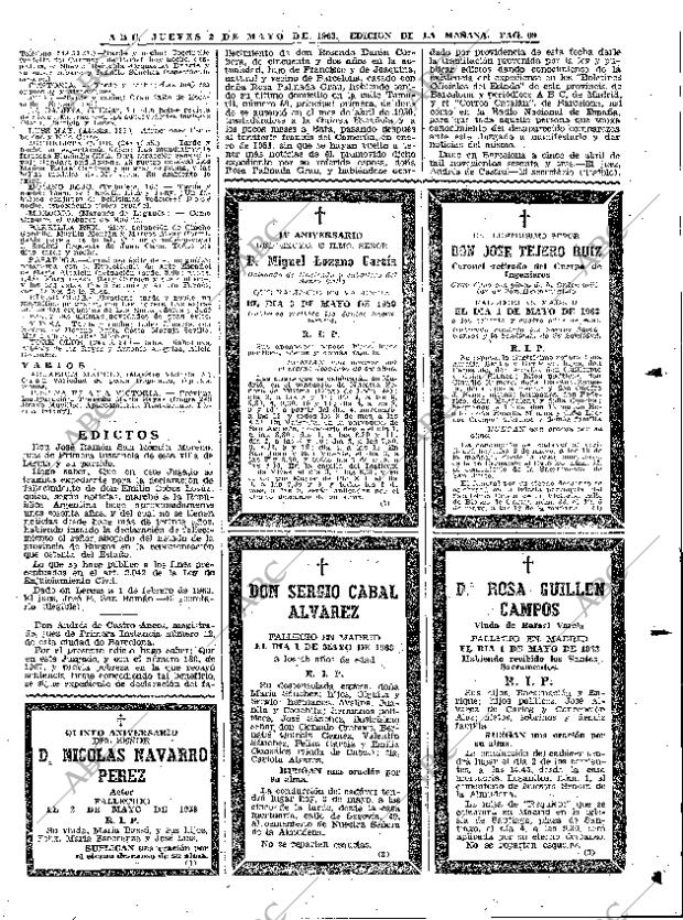 ABC MADRID 02-05-1963 página 69