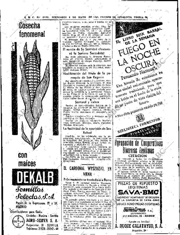 ABC SEVILLA 08-05-1963 página 50