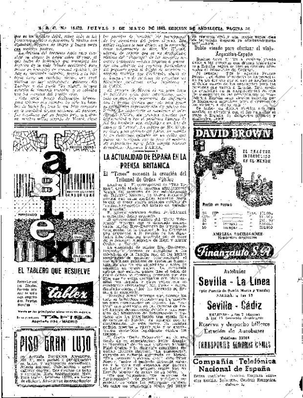 ABC SEVILLA 09-05-1963 página 38