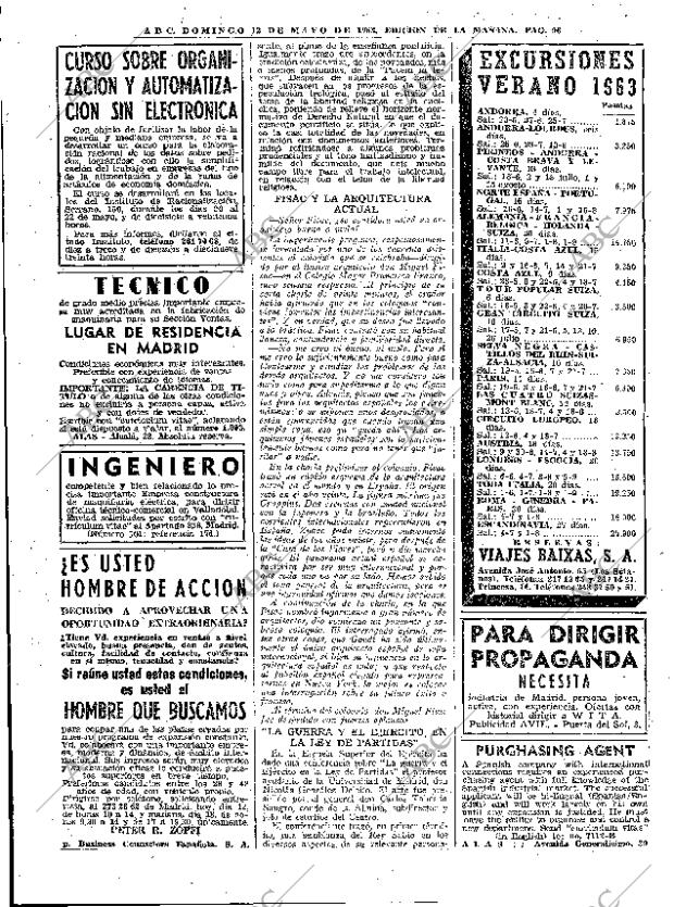 ABC MADRID 12-05-1963 página 96