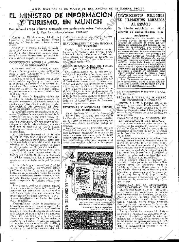 ABC MADRID 14-05-1963 página 57