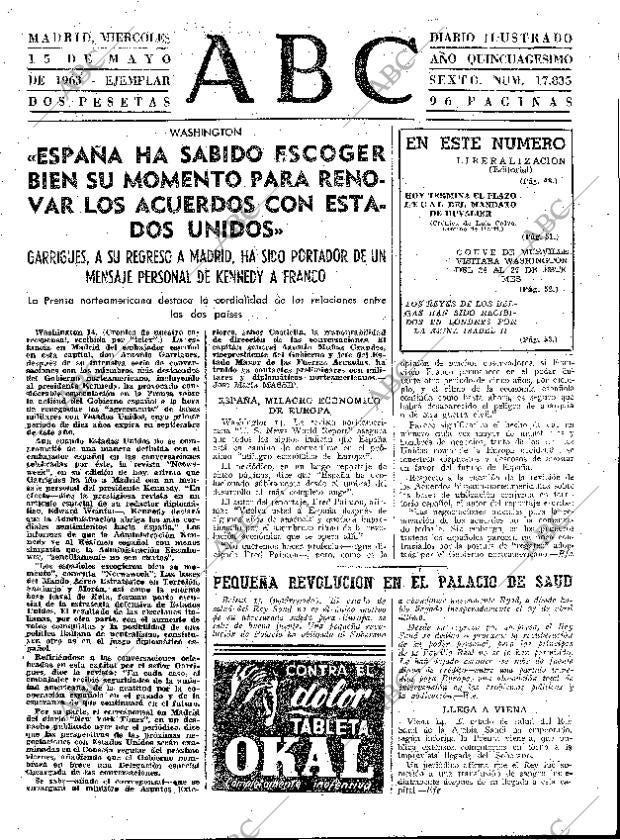 ABC MADRID 15-05-1963 página 47