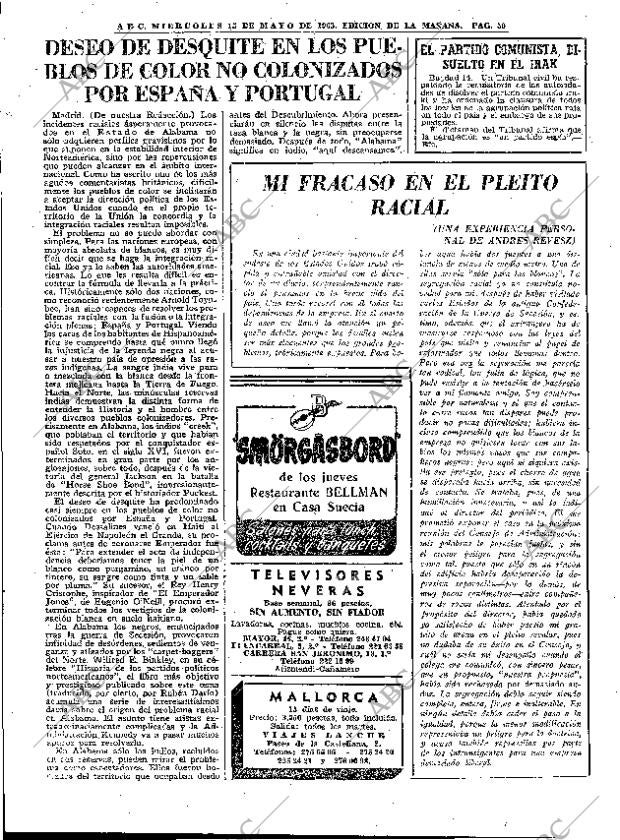 ABC MADRID 15-05-1963 página 50