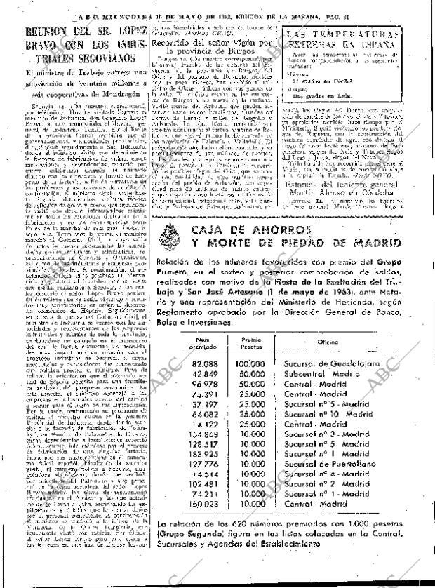 ABC MADRID 15-05-1963 página 61