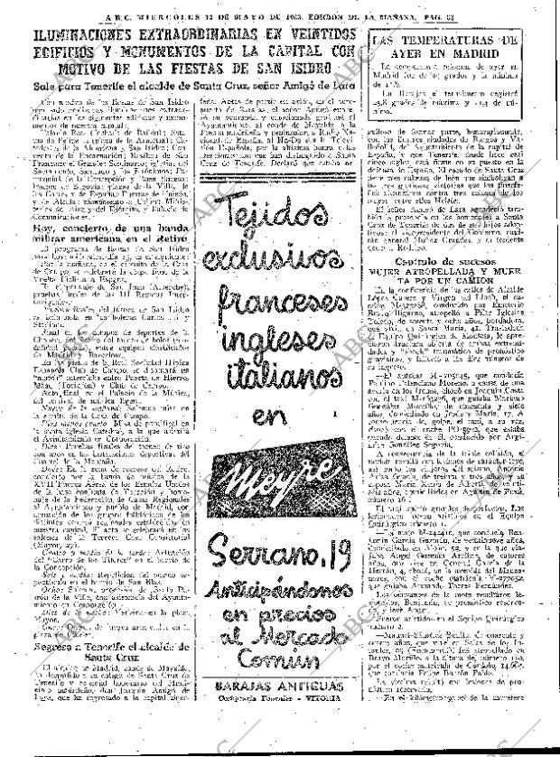 ABC MADRID 15-05-1963 página 63