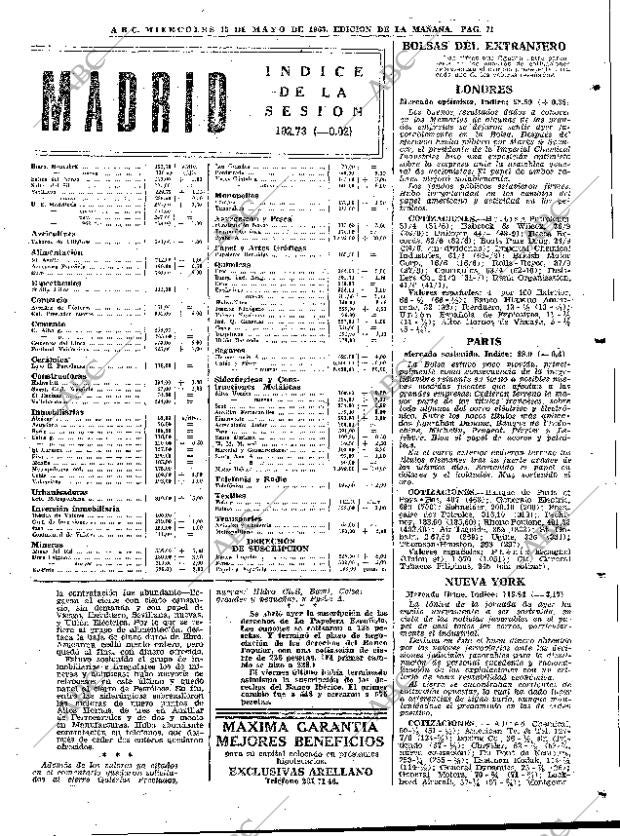 ABC MADRID 15-05-1963 página 71