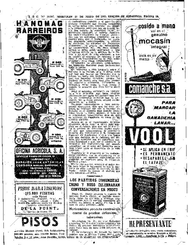 ABC SEVILLA 15-05-1963 página 18