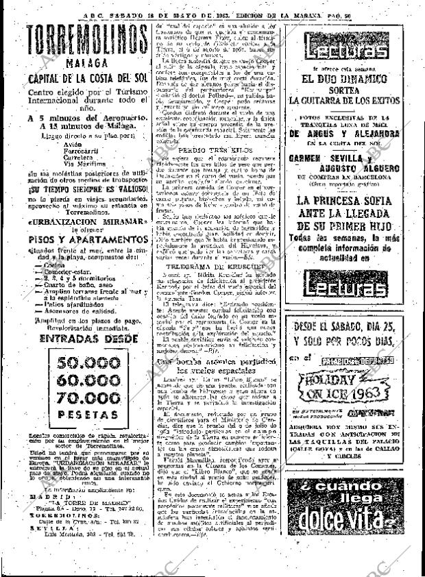 ABC MADRID 18-05-1963 página 50