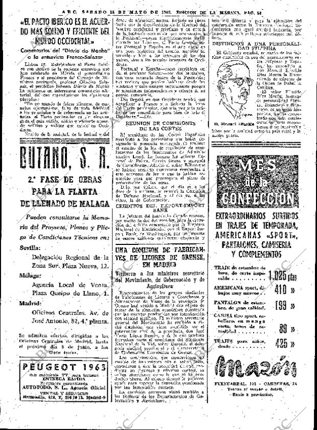 ABC MADRID 18-05-1963 página 54