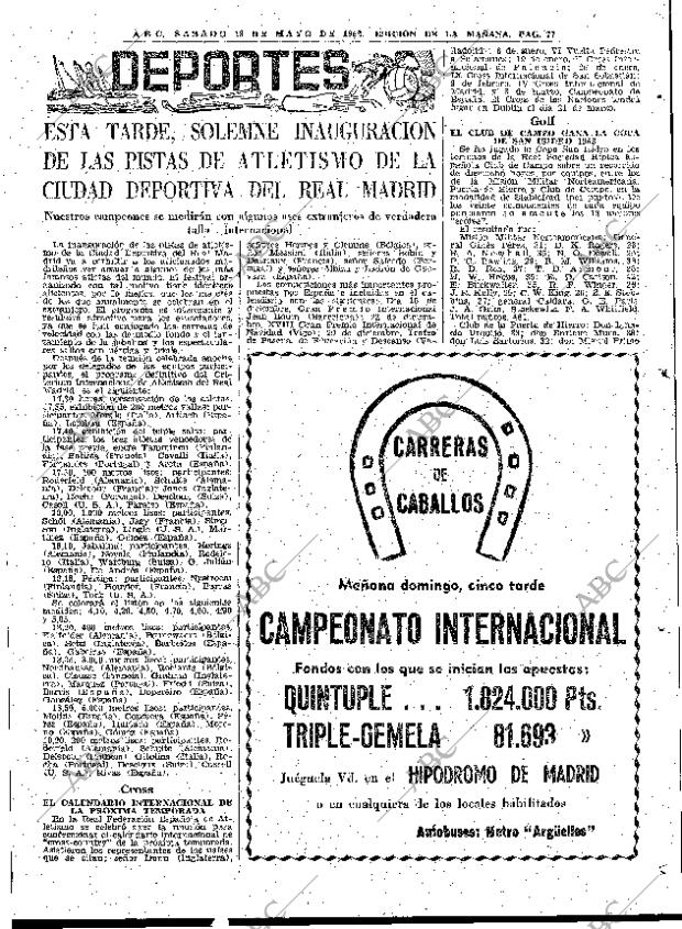 ABC MADRID 18-05-1963 página 77