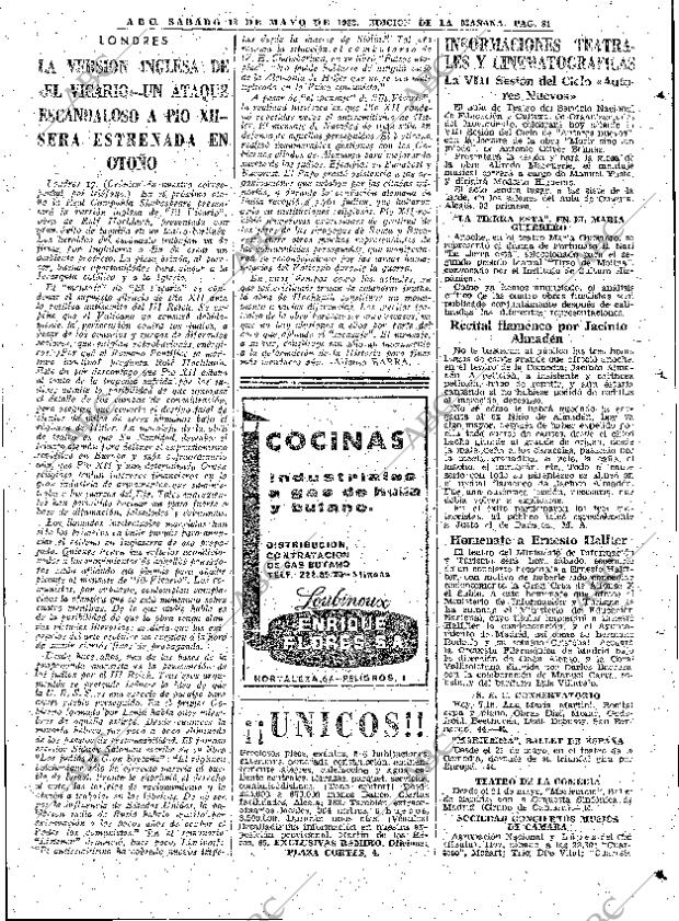 ABC MADRID 18-05-1963 página 81