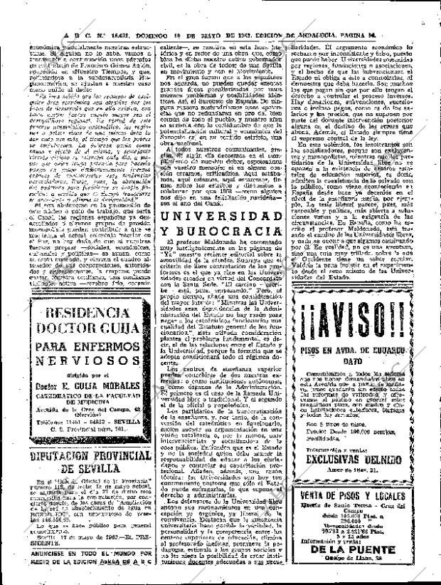 ABC SEVILLA 19-05-1963 página 56