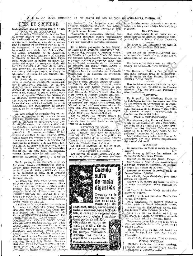 ABC SEVILLA 19-05-1963 página 60