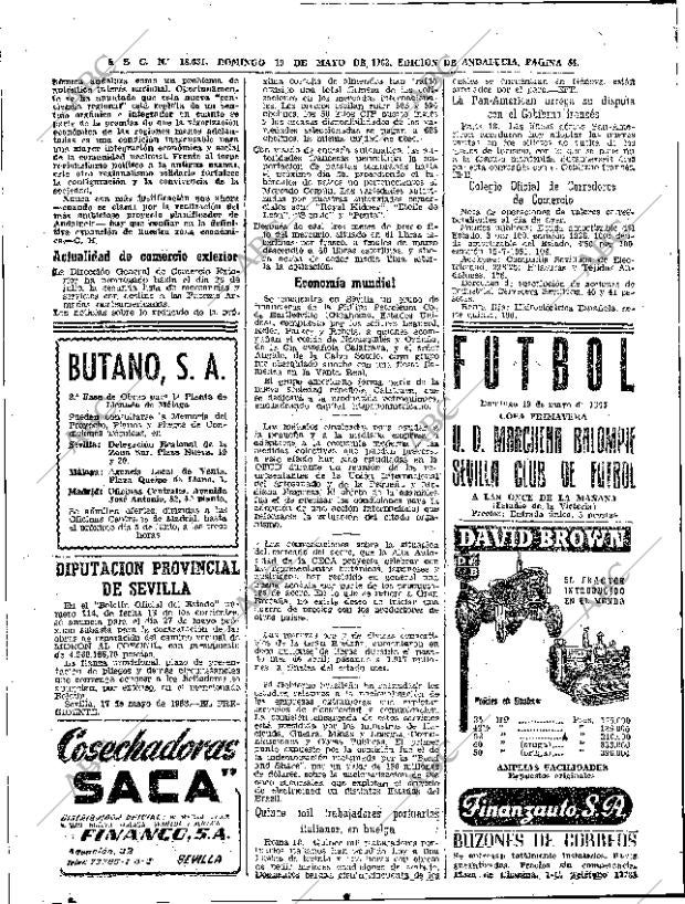 ABC SEVILLA 19-05-1963 página 64