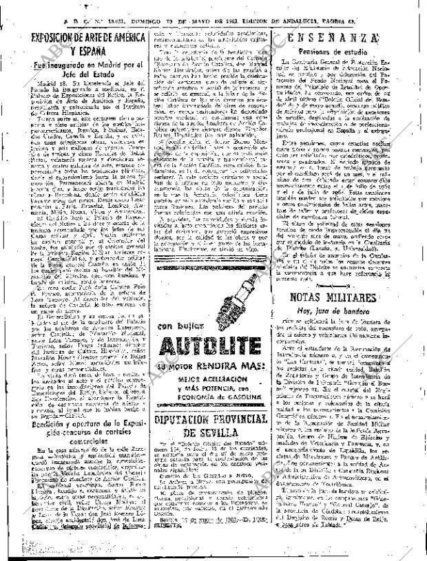 ABC SEVILLA 19-05-1963 página 69