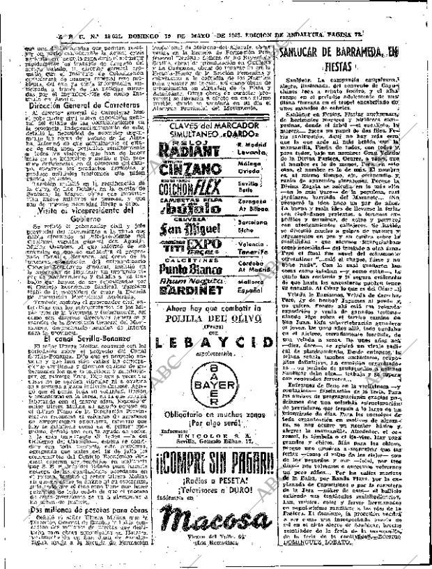 ABC SEVILLA 19-05-1963 página 72