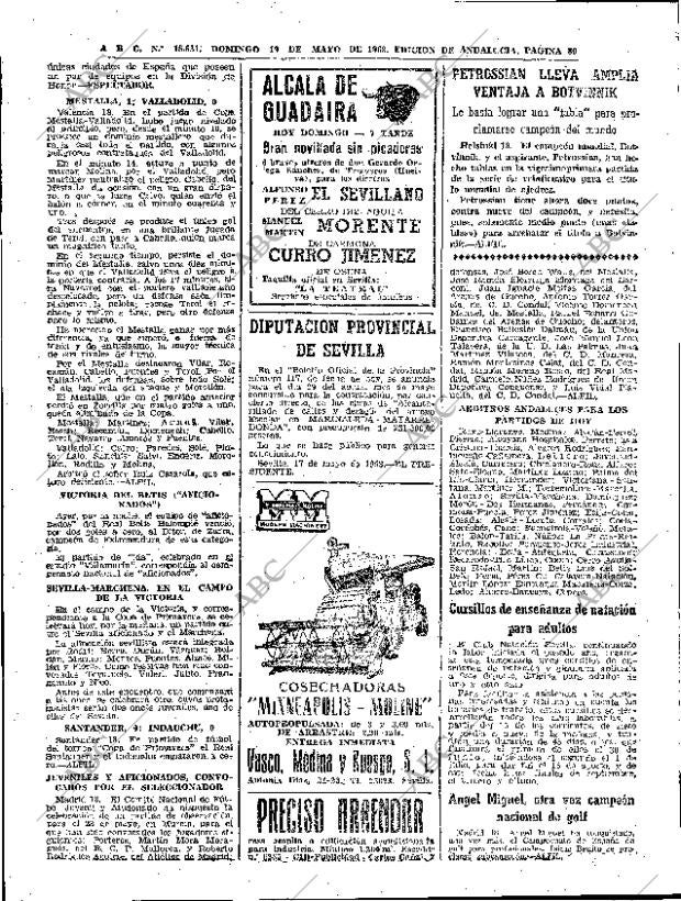 ABC SEVILLA 19-05-1963 página 80