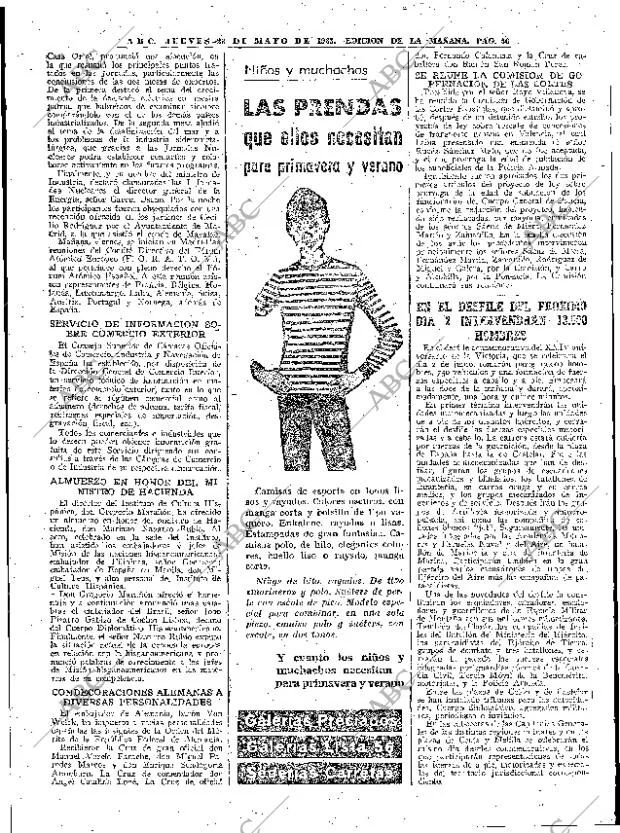 ABC MADRID 23-05-1963 página 56