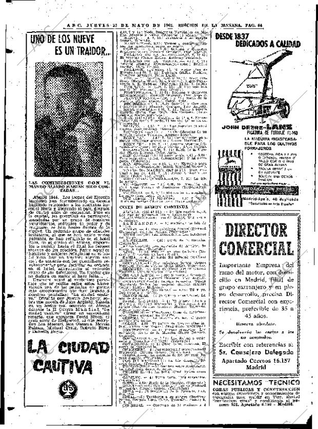 ABC MADRID 23-05-1963 página 84