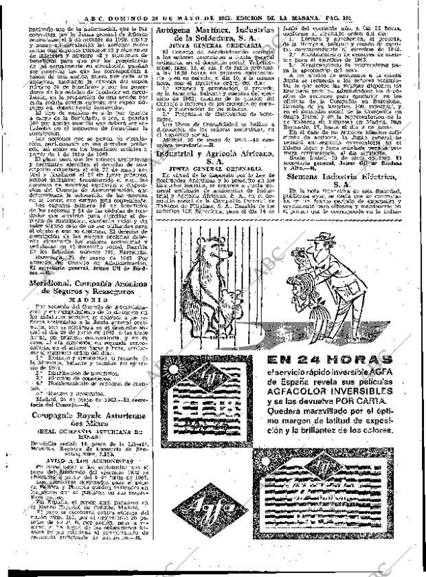 ABC MADRID 26-05-1963 página 101