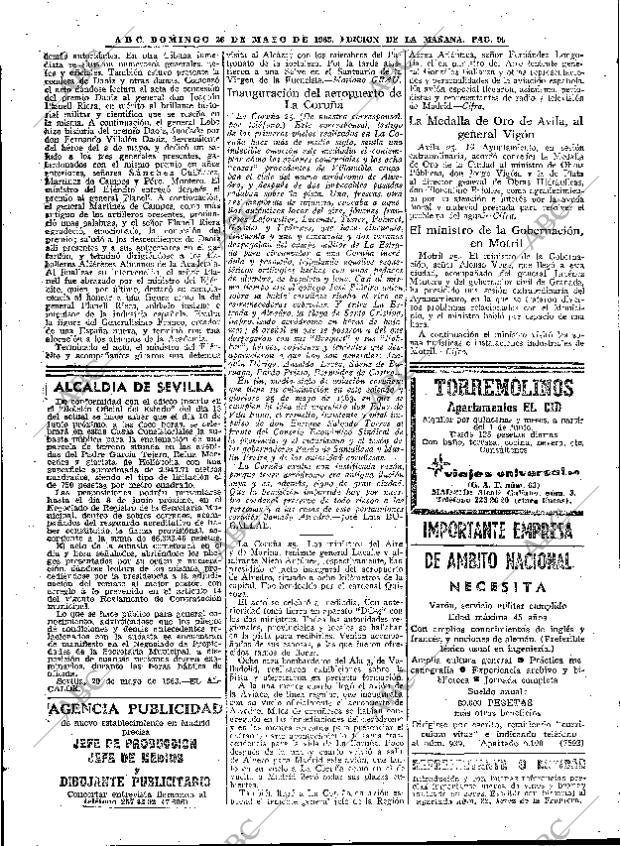 ABC MADRID 26-05-1963 página 90