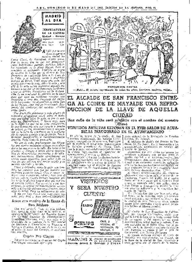 ABC MADRID 26-05-1963 página 91