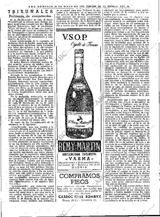 ABC MADRID 26-05-1963 página 94
