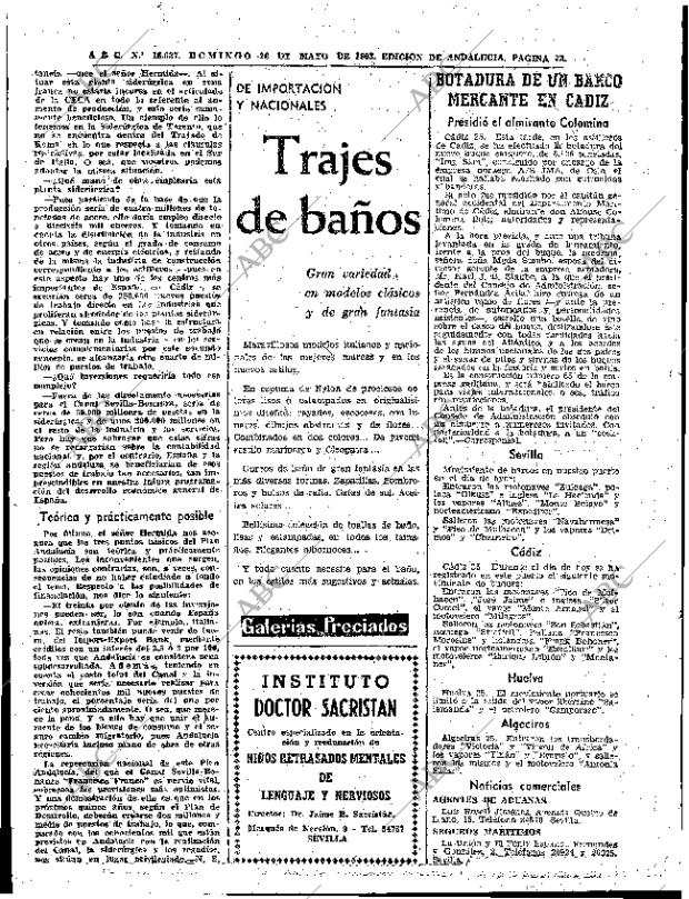 ABC SEVILLA 26-05-1963 página 72