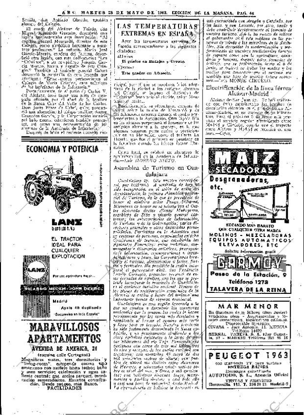 ABC MADRID 28-05-1963 página 46