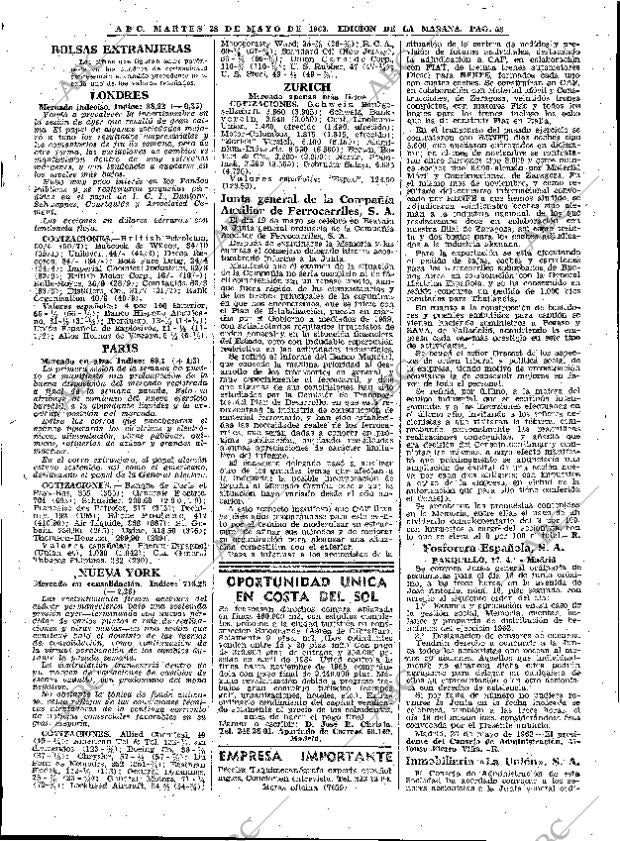 ABC MADRID 28-05-1963 página 53
