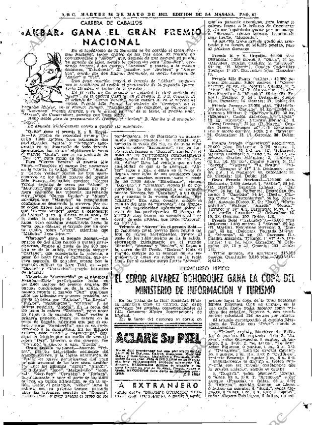 ABC MADRID 28-05-1963 página 63