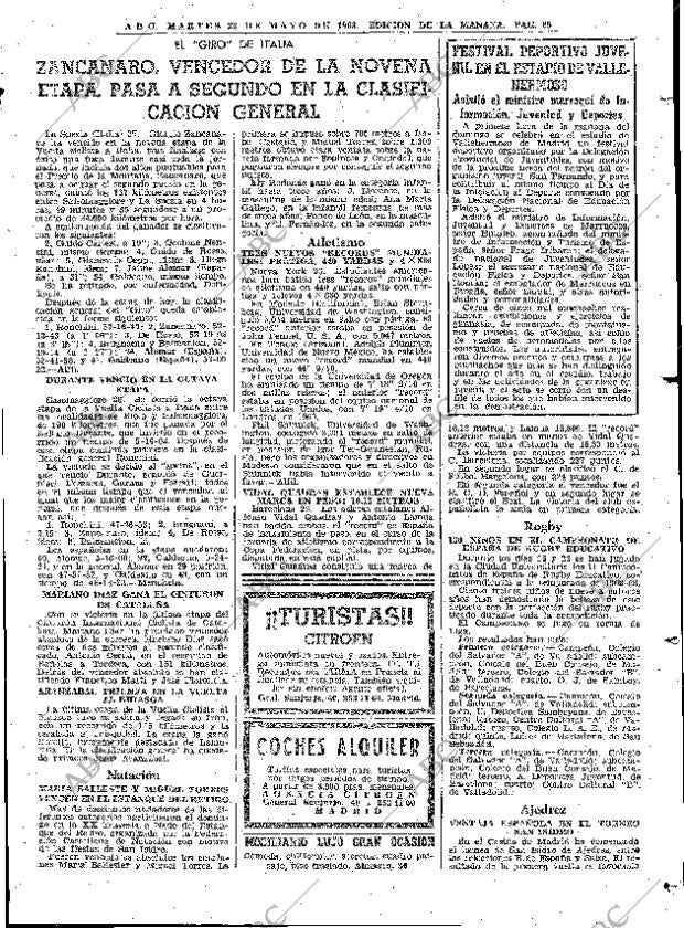ABC MADRID 28-05-1963 página 65