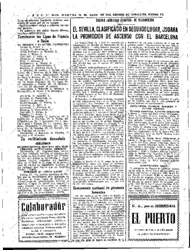 ABC SEVILLA 28-05-1963 página 45