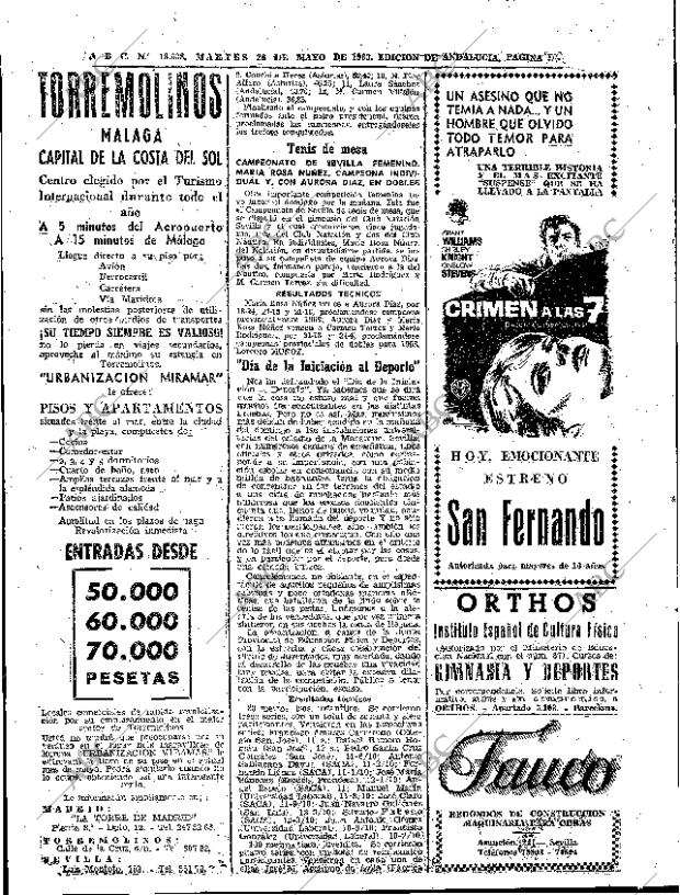 ABC SEVILLA 28-05-1963 página 46