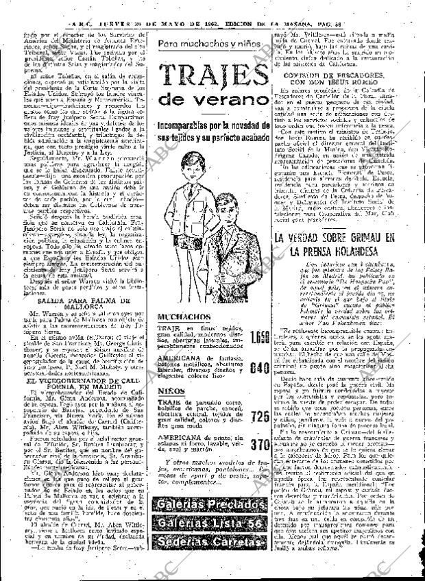 ABC MADRID 30-05-1963 página 56