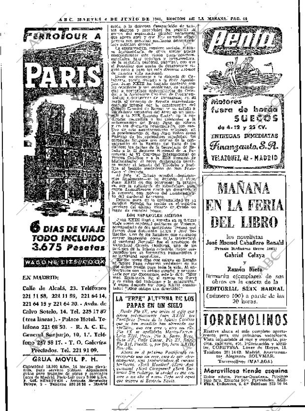 ABC MADRID 04-06-1963 página 44