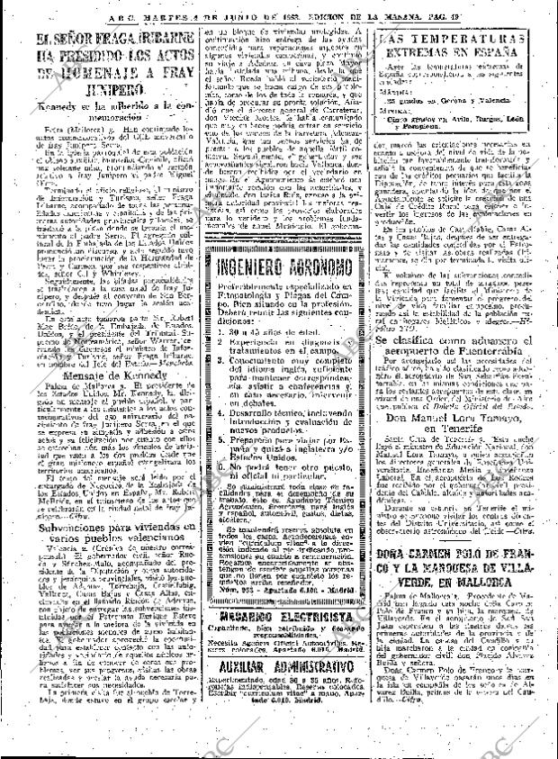 ABC MADRID 04-06-1963 página 49