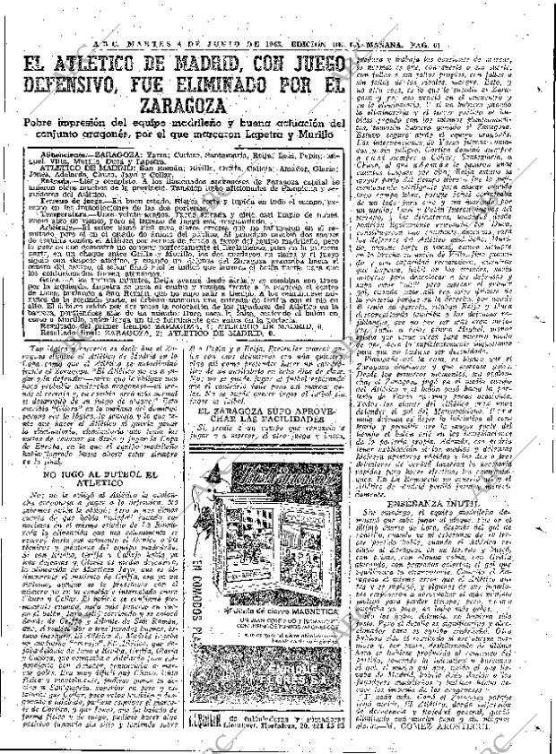 ABC MADRID 04-06-1963 página 61