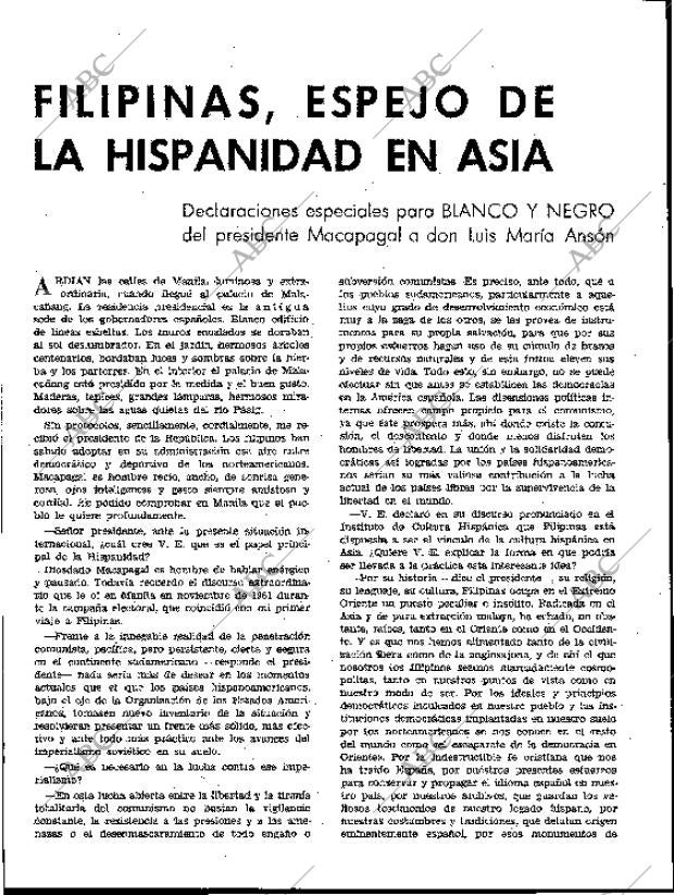 BLANCO Y NEGRO MADRID 08-06-1963 página 72