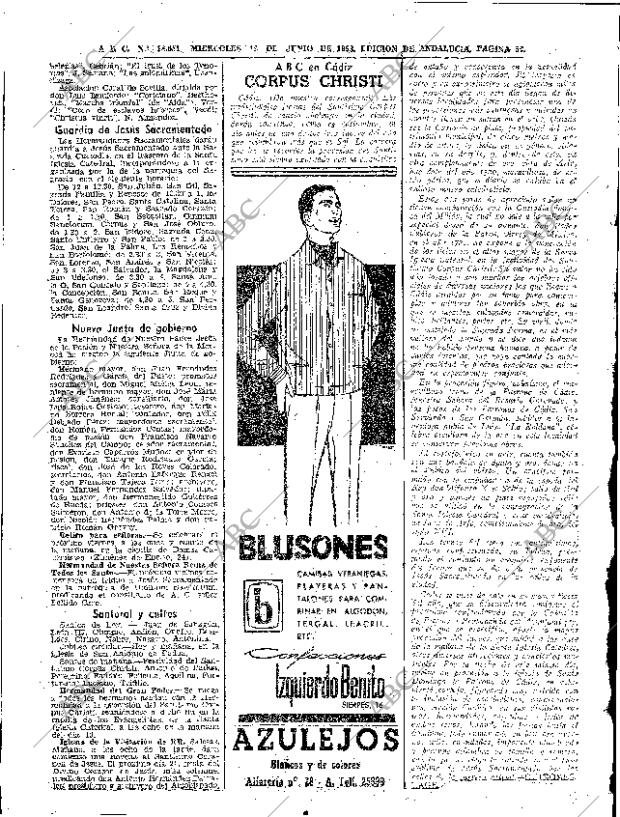 ABC SEVILLA 12-06-1963 página 46
