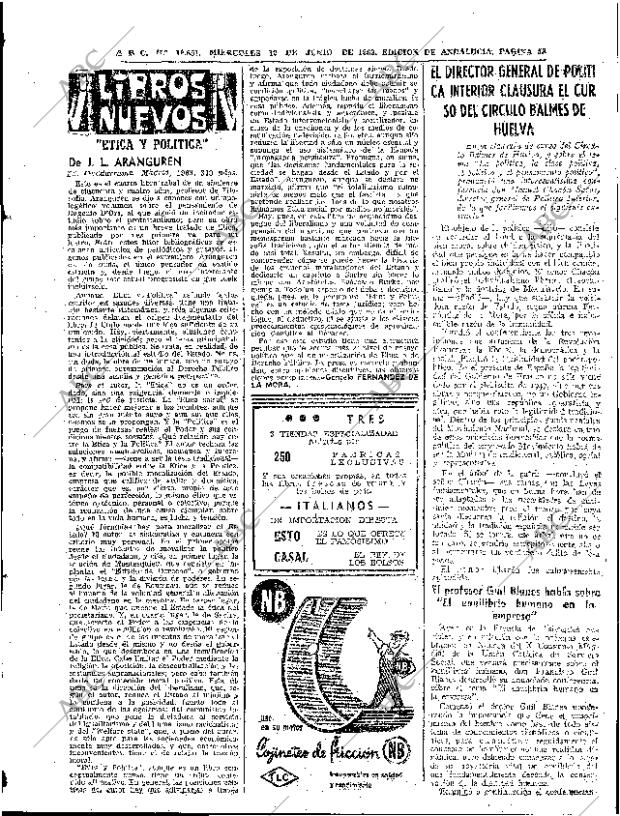ABC SEVILLA 12-06-1963 página 49