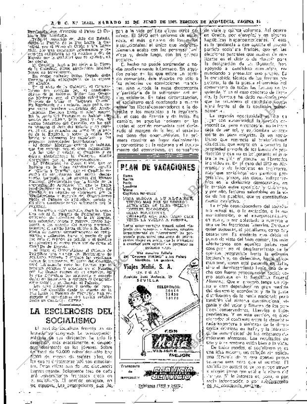 ABC SEVILLA 15-06-1963 página 16