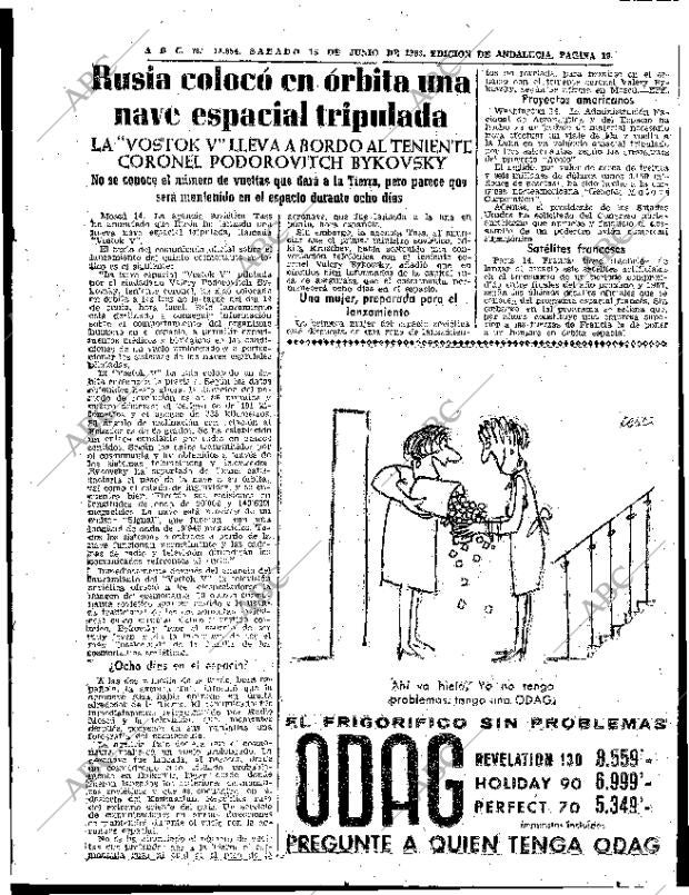 ABC SEVILLA 15-06-1963 página 19